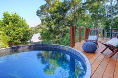 Perth Concrete Pool in timber deck